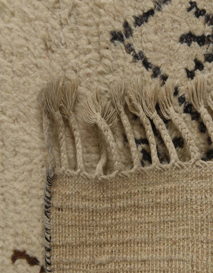 Detail image of 9' 10 x 14' 3  Hand Knotted Moroccan Wool Rug