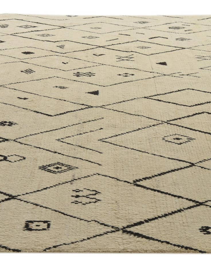 Detail image of 10' x 14' 8  Hand Knotted Moroccan Wool Rug