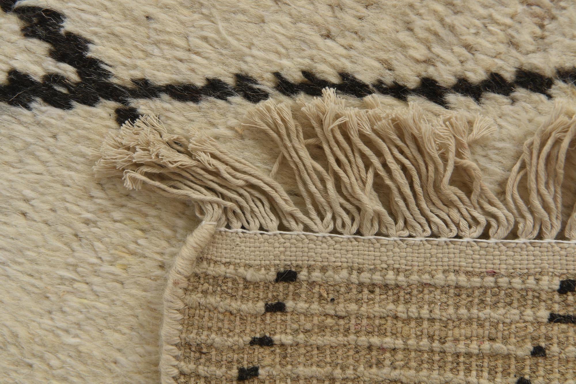 10' x 14' 8 Hand Knotted Moroccan Wool Rug