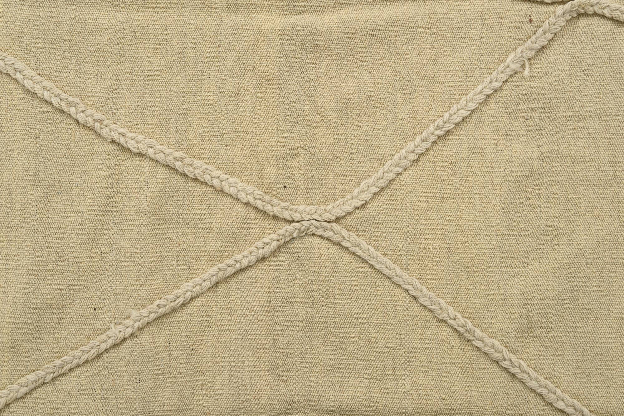 3' 6 x 5' 1 Hand Knotted Moroccan Wool Rug