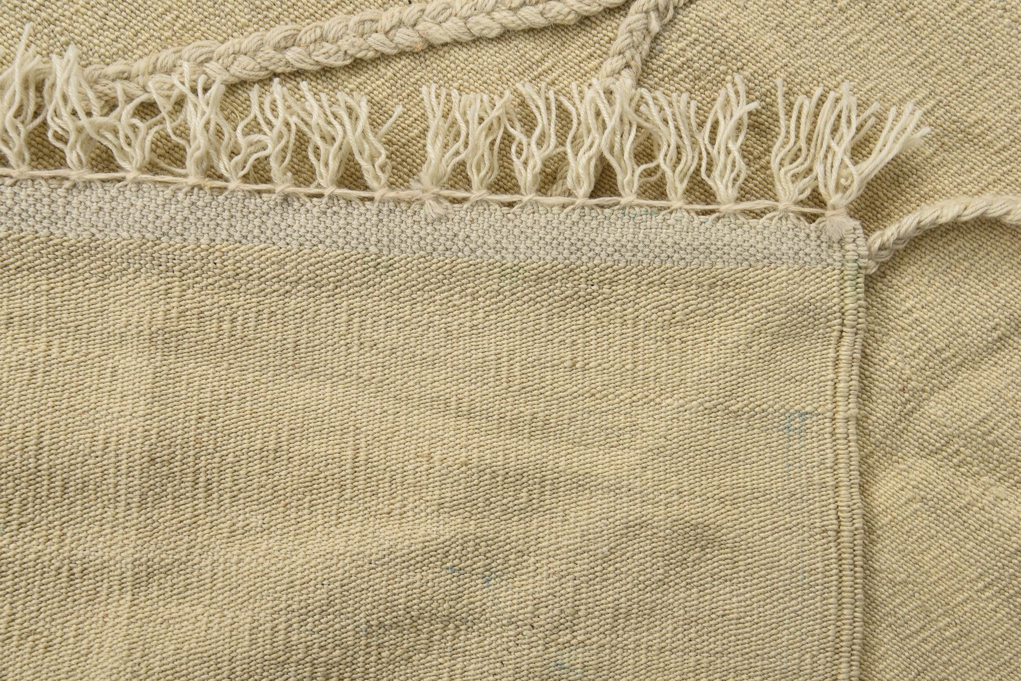 3' 6 x 5' 1 Hand Knotted Moroccan Wool Rug