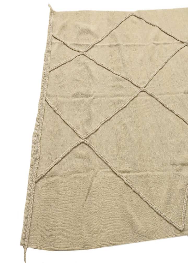 4' 8 x 6' 10 Hand Knotted Moroccan Wool Rug