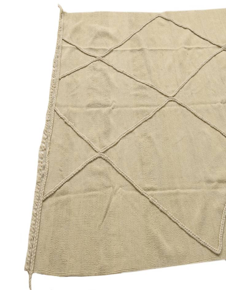 Detail image of 4' 8 x 6' 10 Hand Knotted Moroccan Wool Rug