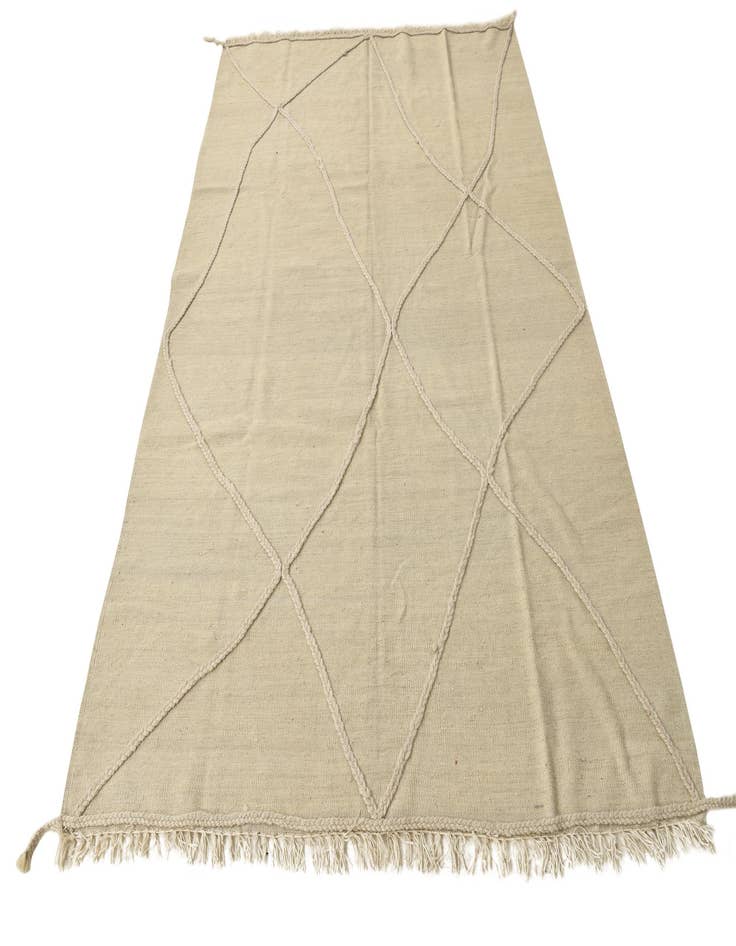 Detail image of 5' 6 x 8' 2  Hand Knotted Moroccan Wool Rug