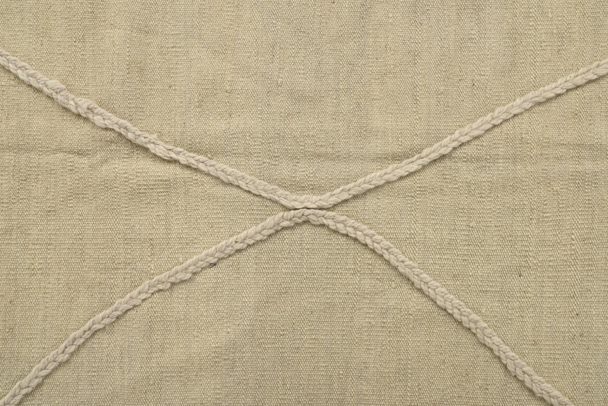 5' 6 x 8' 2 Hand Knotted Moroccan Wool Rug