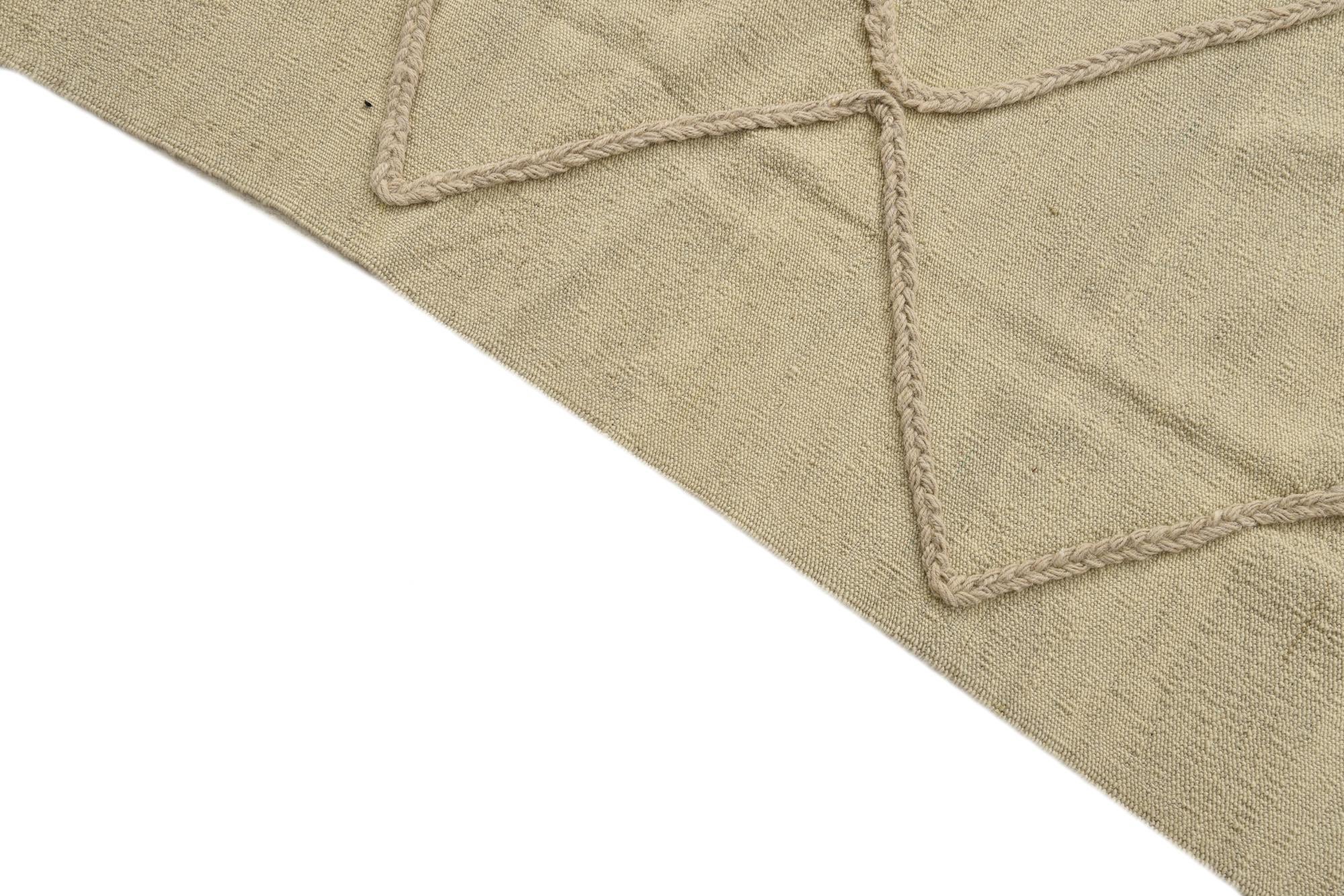 4' 1 x 5' 11 Hand Knotted Moroccan Wool Rug