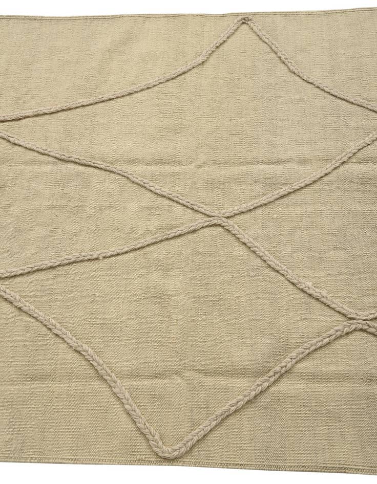 Detail image of 3' 5 x 5' 1  Hand Knotted Moroccan Wool Rug