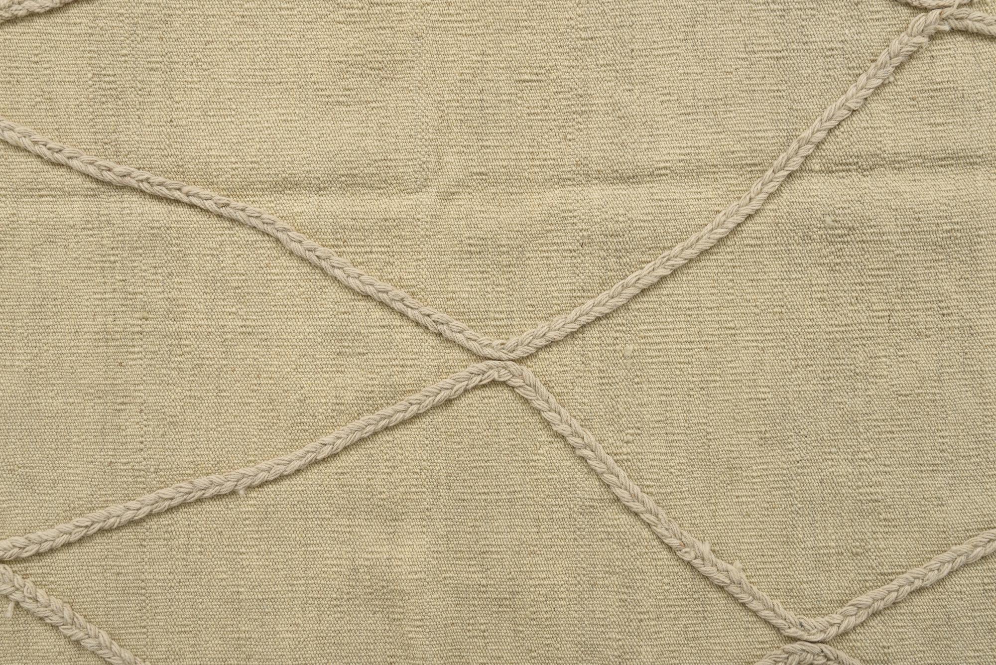 3' 5 x 5' 1 Hand Knotted Moroccan Wool Rug