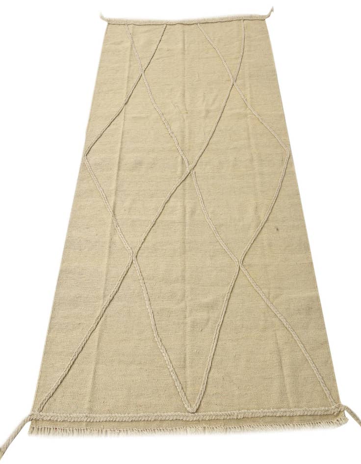 Detail image of 4' x 6'  Hand Knotted Moroccan Wool Rug