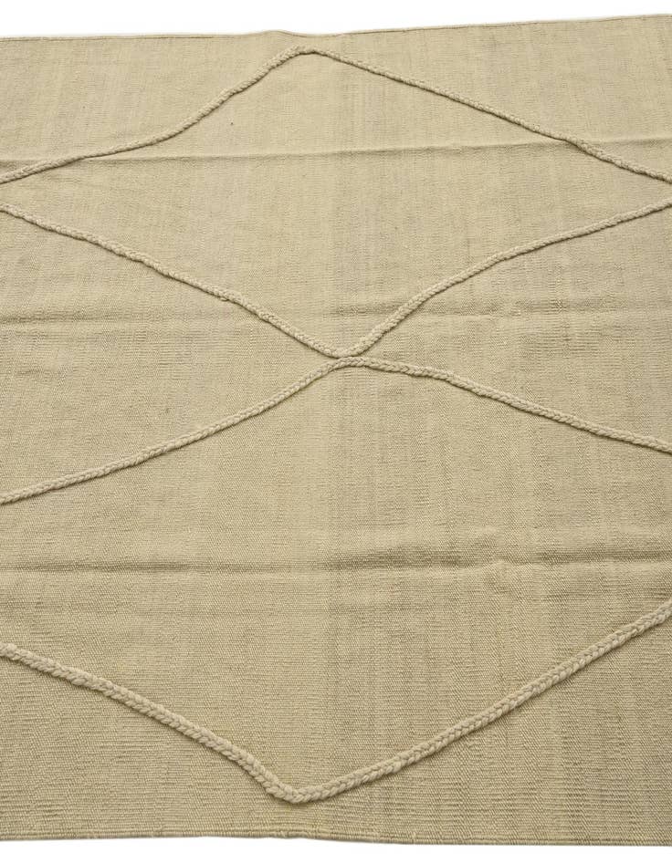 Detail image of 4' 10 x 6' 10  Hand Knotted Moroccan Wool Rug