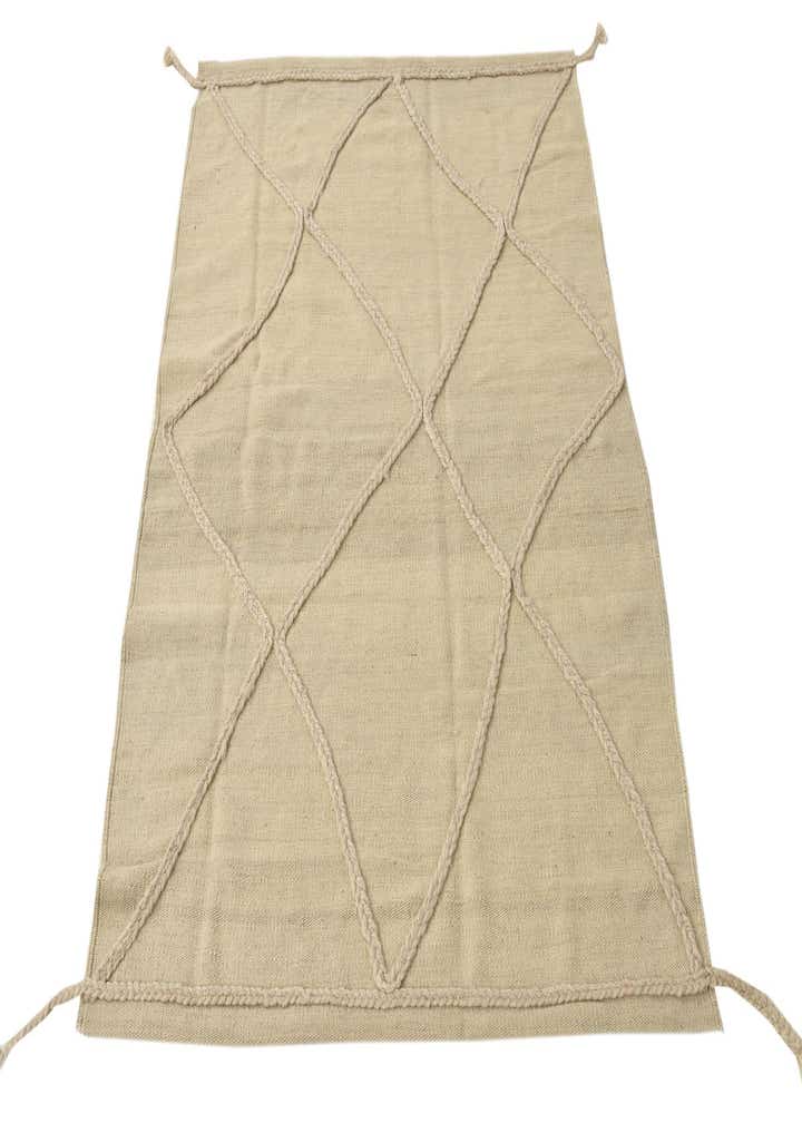 3' 4 x 4' 6 Hand Knotted Moroccan Wool Rug