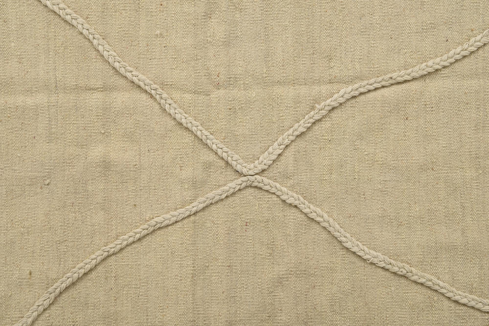 4' 2 x 6' Hand Knotted Moroccan Wool Rug