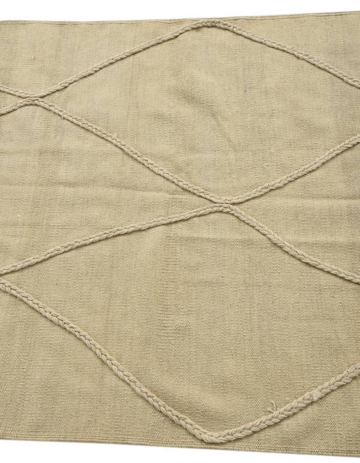 Detail image of 3' 4 x 4' 11  Hand Knotted Moroccan Wool Rug