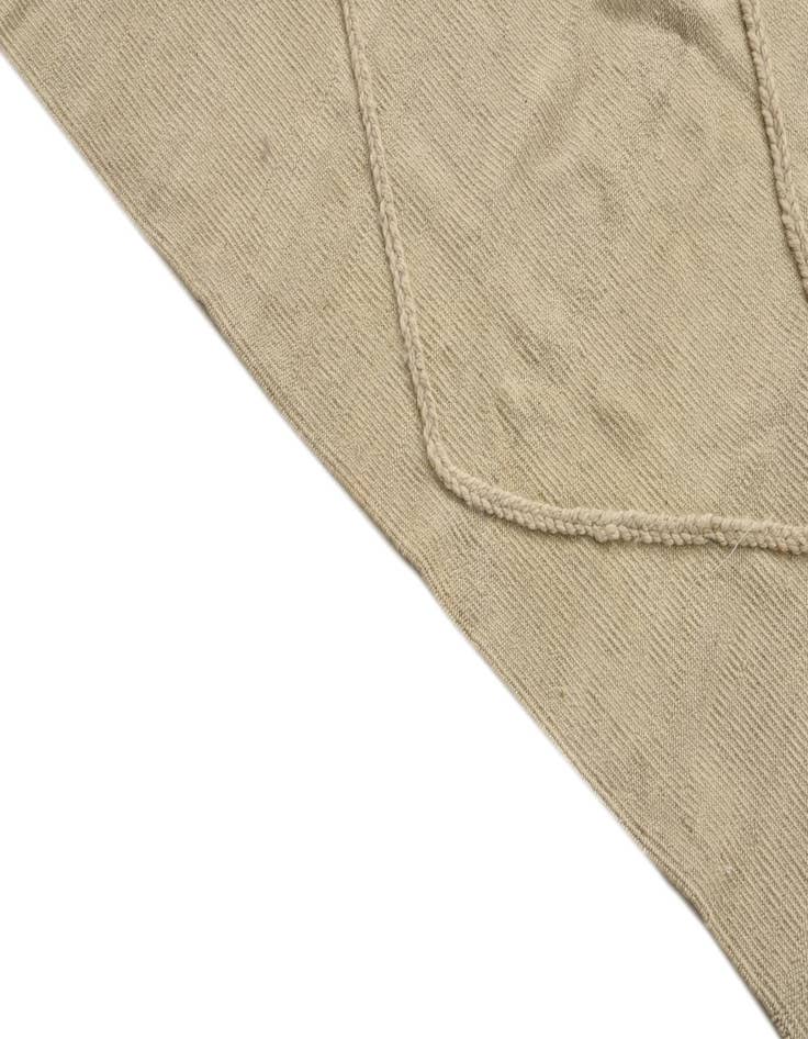 Detail image of 4' 1 x 6' 1  Hand Knotted Moroccan Wool Rug