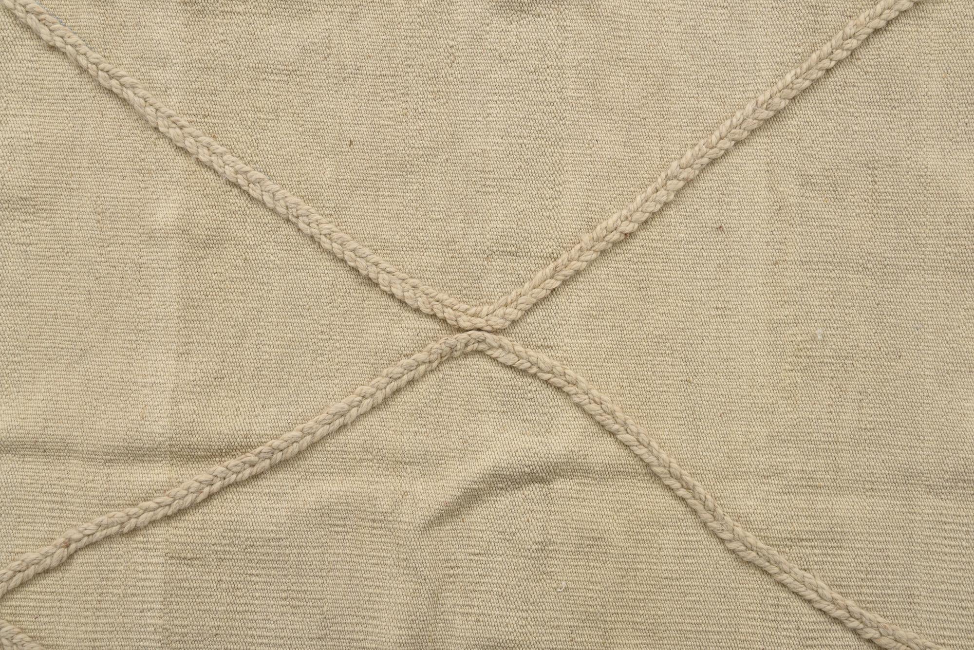 4' 1 x 6' 1 Hand Knotted Moroccan Wool Rug