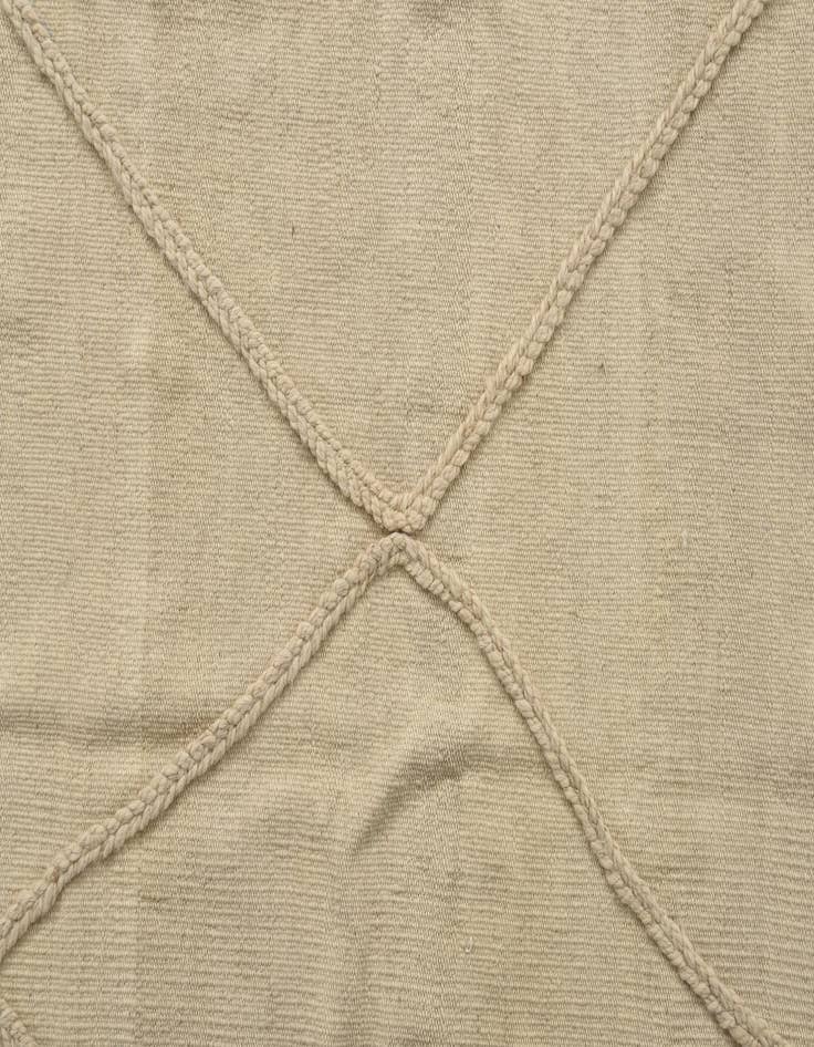 Detail image of 4' 1 x 6' 1  Hand Knotted Moroccan Wool Rug