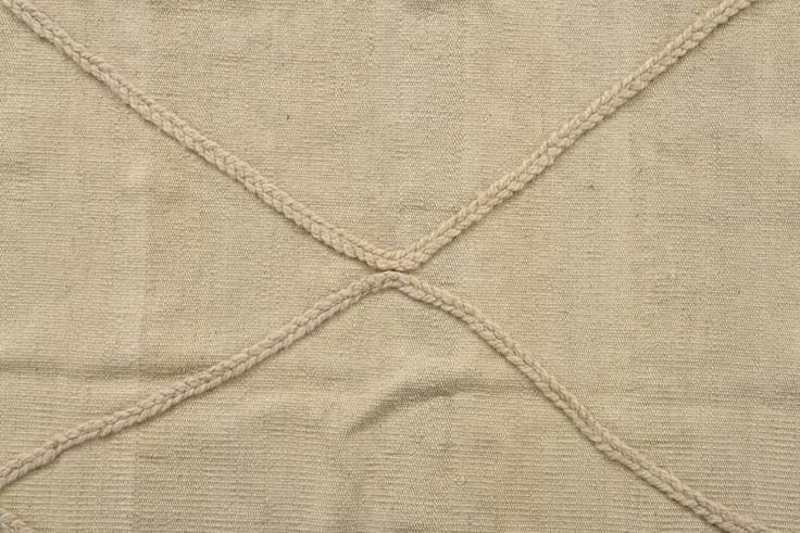 Detail image of 4' 1 x 6' 1 Hand Knotted Moroccan Wool Rug