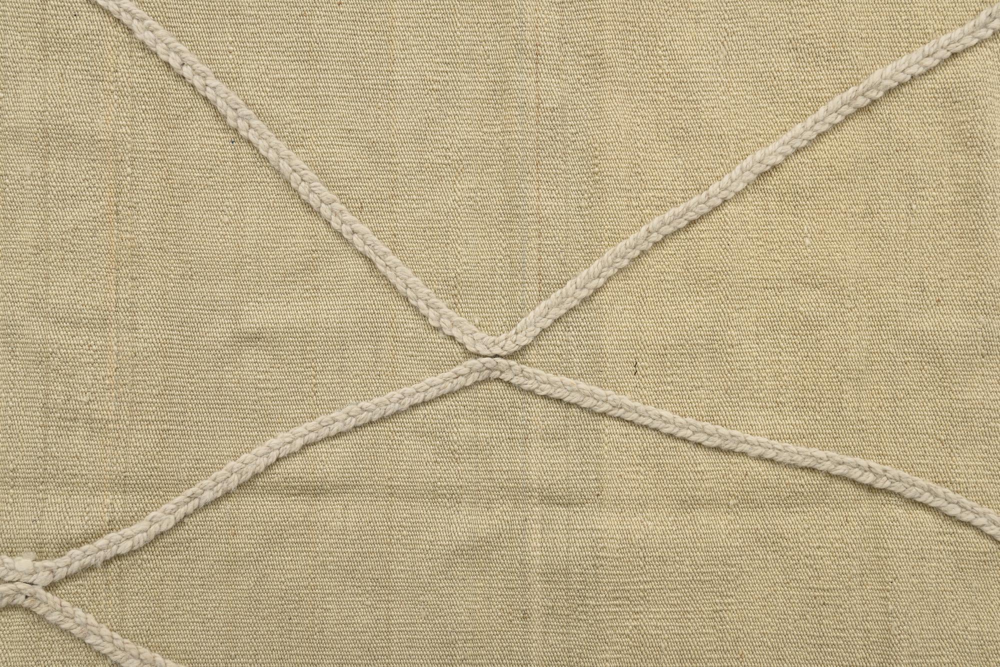 3' 5 x 4' 10 Hand Knotted Moroccan Wool Rug