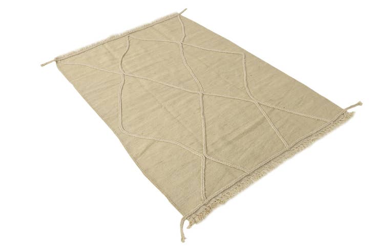 Detail image of 3' 5 x 5' 1 Hand Knotted Moroccan Wool Rug
