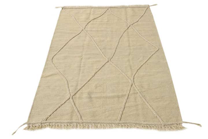 3' 5 x 5' 1 Hand Knotted Moroccan Wool Rug