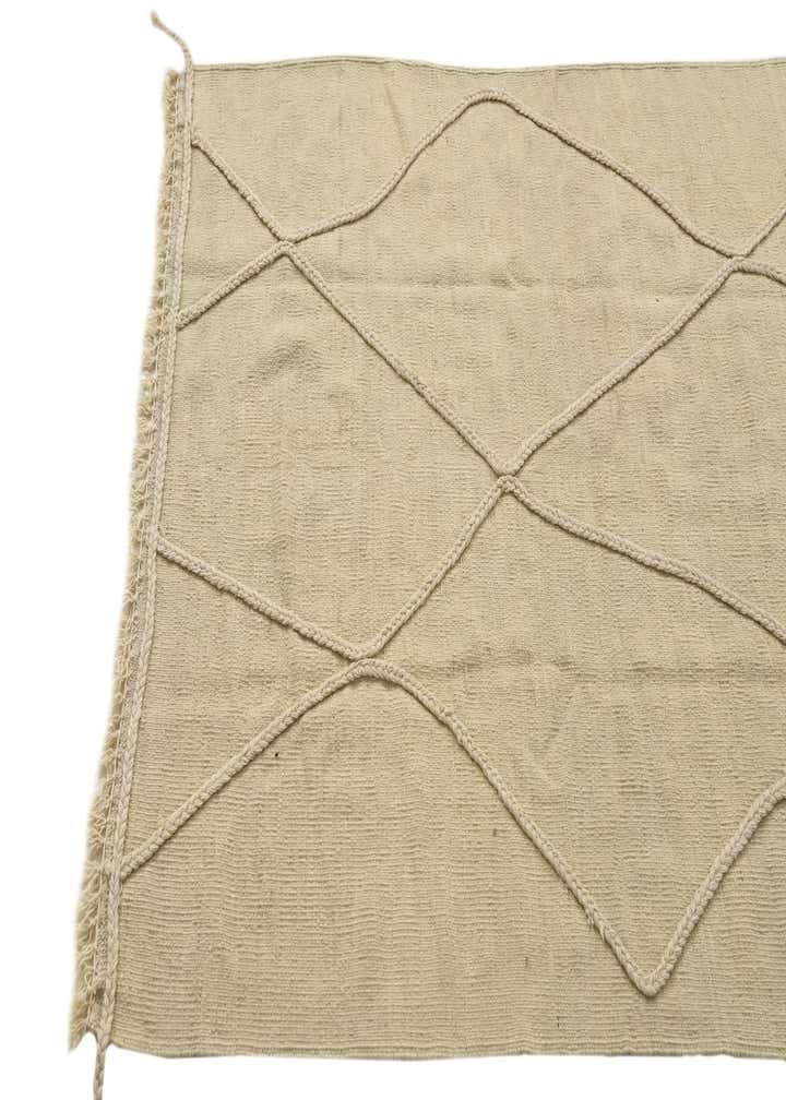 3' 5 x 5' 1 Hand Knotted Moroccan Wool Rug