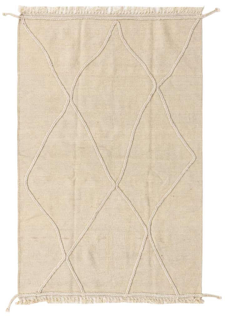 3' 5 x 5' 1 Hand Knotted Moroccan Wool Rug