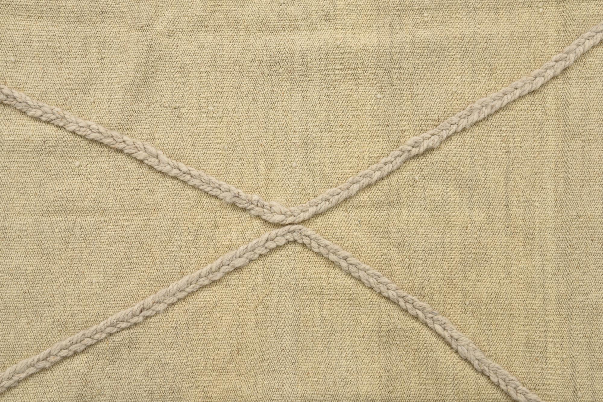 3' 4 x 5' Hand Knotted Moroccan Wool Rug