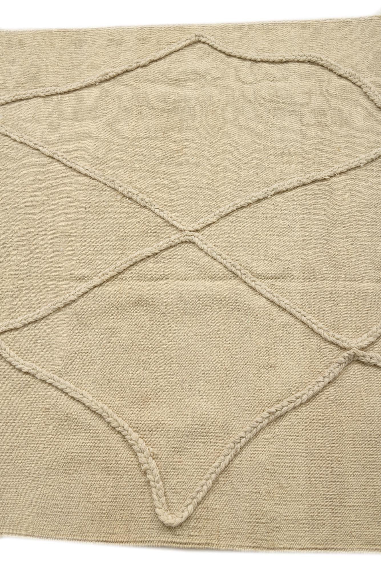 3' 6 x 4' 10 Hand Knotted Moroccan Wool Rug
