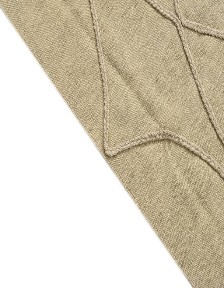 Detail image of 3' 4 x 4' 11  Hand Knotted Moroccan Wool Rug