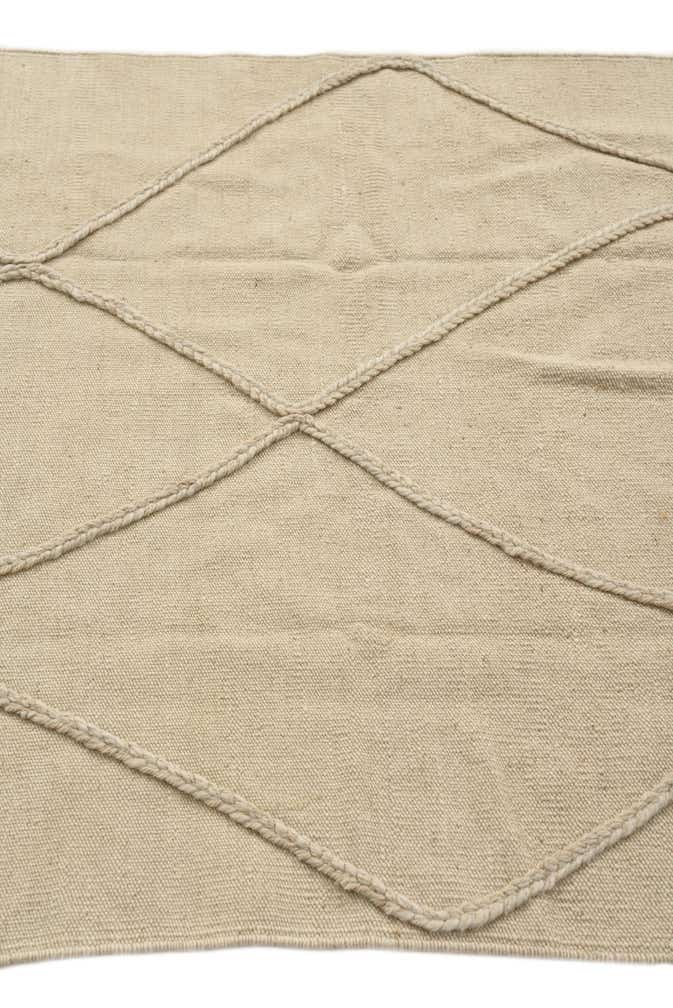 3' 4 x 5' 2 Hand Knotted Moroccan Wool Rug