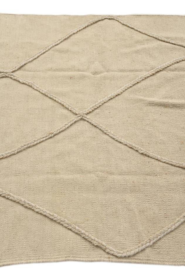 Detail image of 3' 4 x 5' 2 Hand Knotted Moroccan Wool Rug