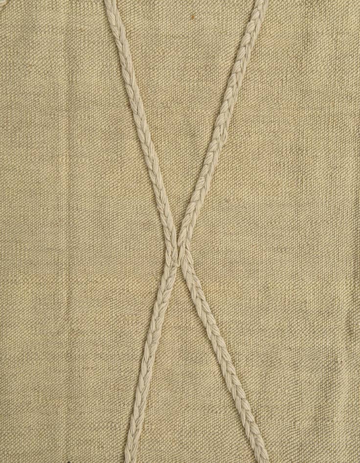 Detail image of 3' 5 x 5'  Hand Knotted Moroccan Wool Rug