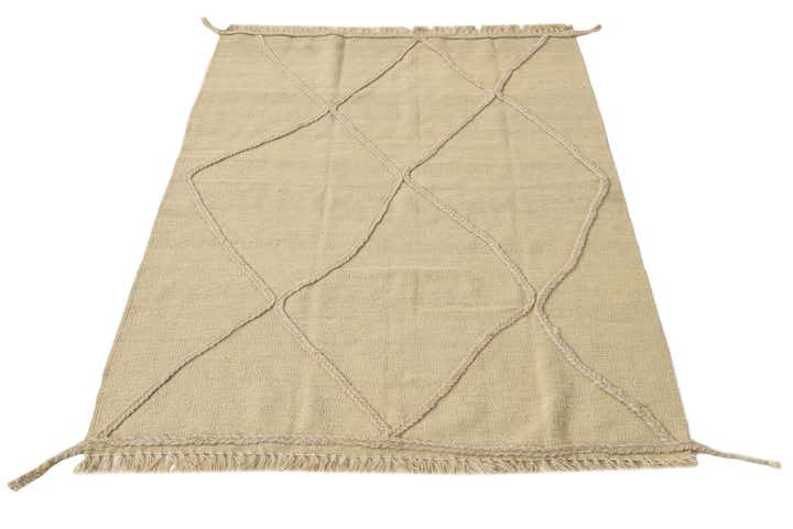 3' 5 x 4' 9 Hand Knotted Moroccan Wool Rug