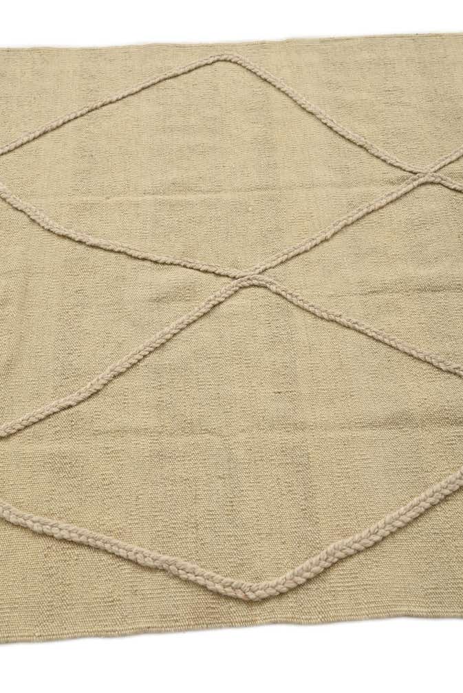 3' 5 x 4' 9 Hand Knotted Moroccan Wool Rug