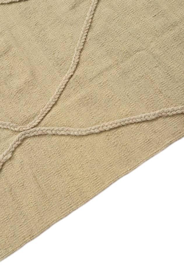 Detail image of 3' 5 x 4' 9 Hand Knotted Moroccan Wool Rug