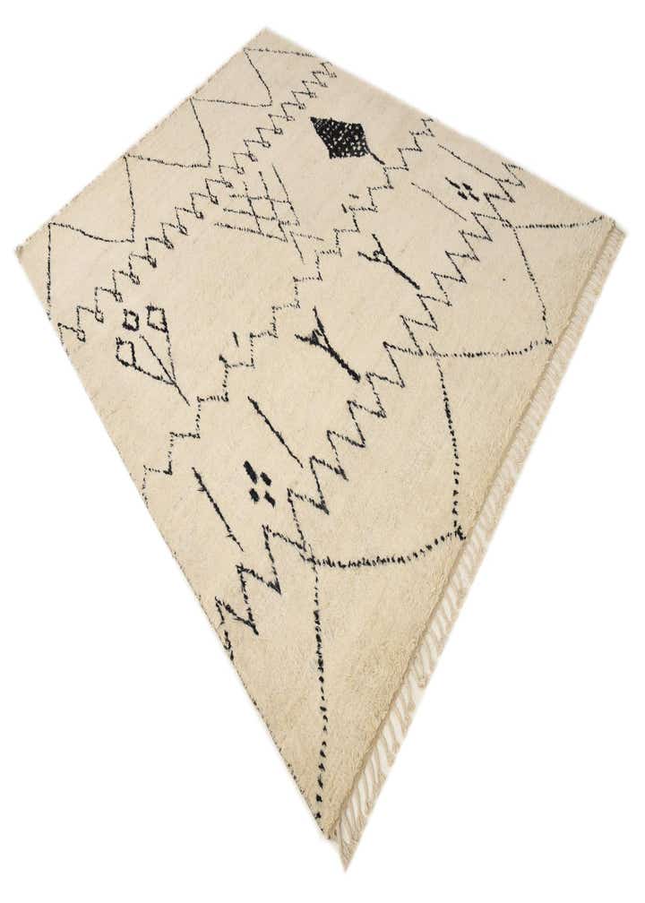 7' 10 x 10' Hand Knotted Moroccan Wool Rug