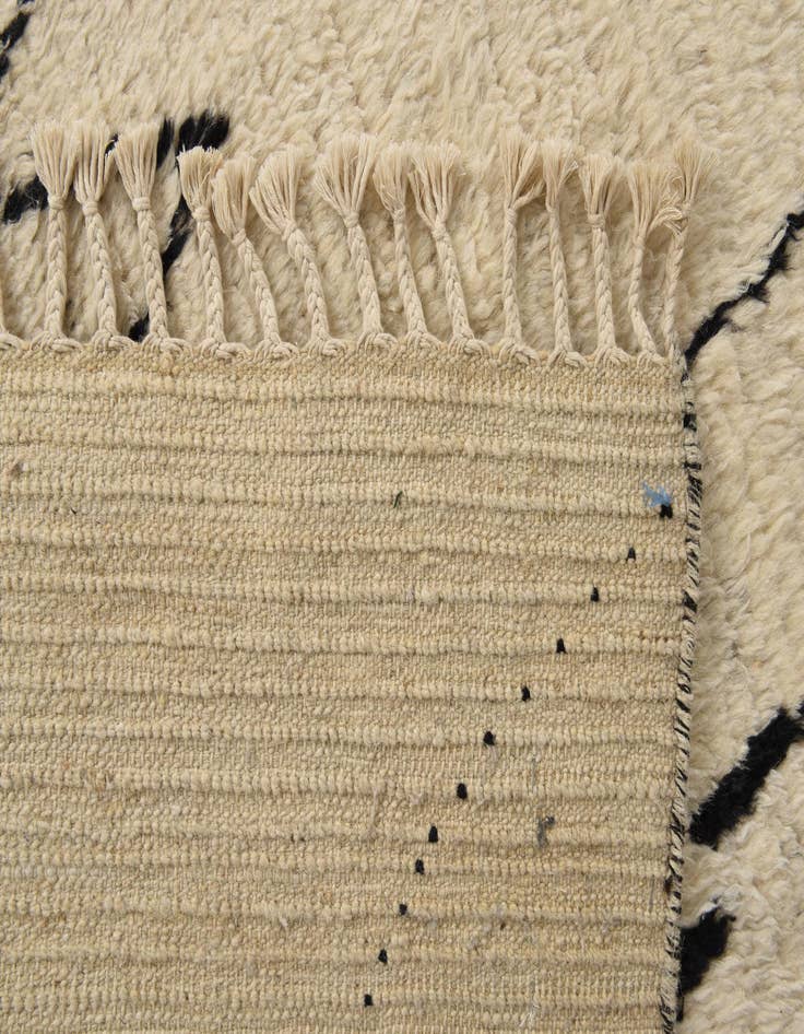 Detail image of 7' 10 x 10'  Hand Knotted Moroccan Wool Rug