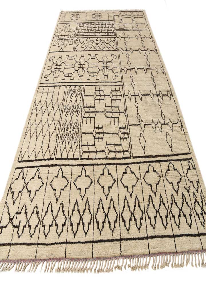 8' 9 x 12' 7 Hand Knotted Moroccan Wool Rug