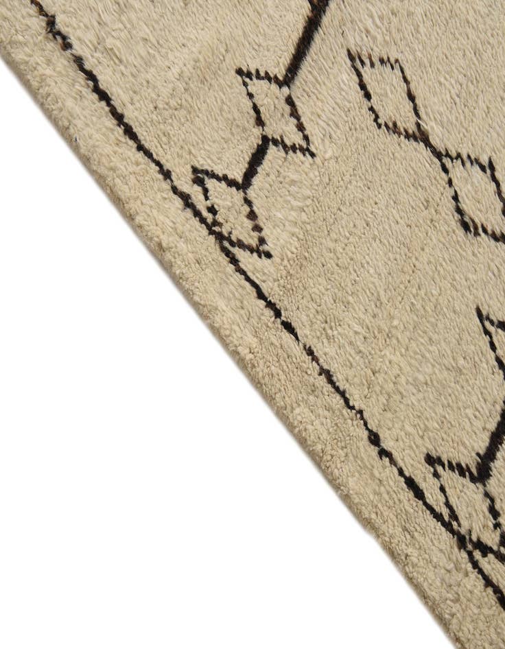 Detail image of 8' 9 x 12' 7  Hand Knotted Moroccan Wool Rug