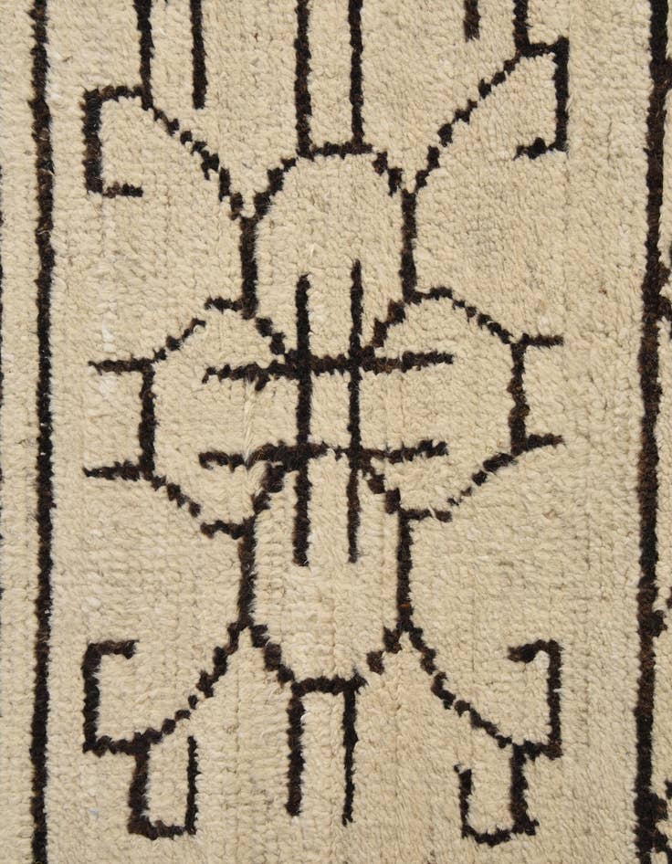 Detail image of 8' 9 x 12' 7  Hand Knotted Moroccan Wool Rug