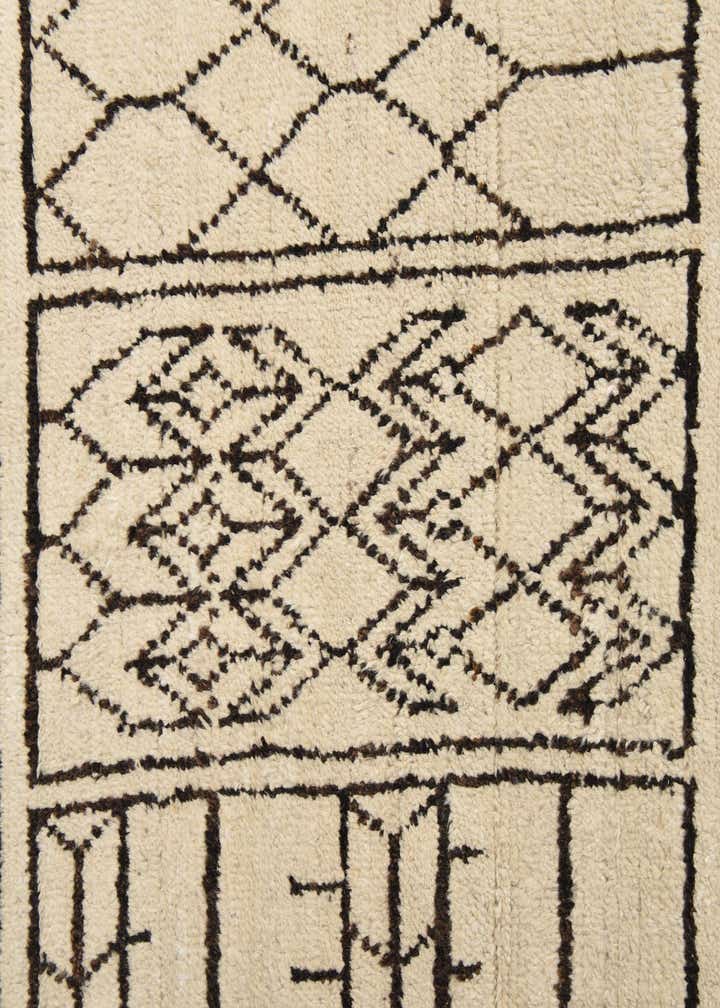 8' 9 x 12' 7 Hand Knotted Moroccan Wool Rug