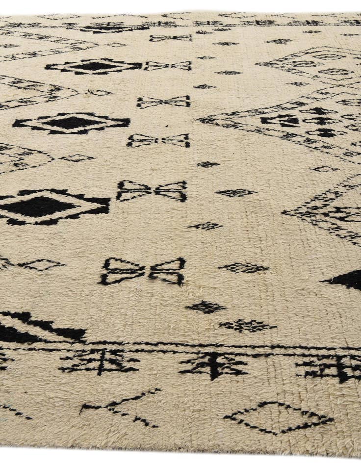 Detail image of 9' 11 x 14' 4  Hand Knotted Moroccan Wool Rug