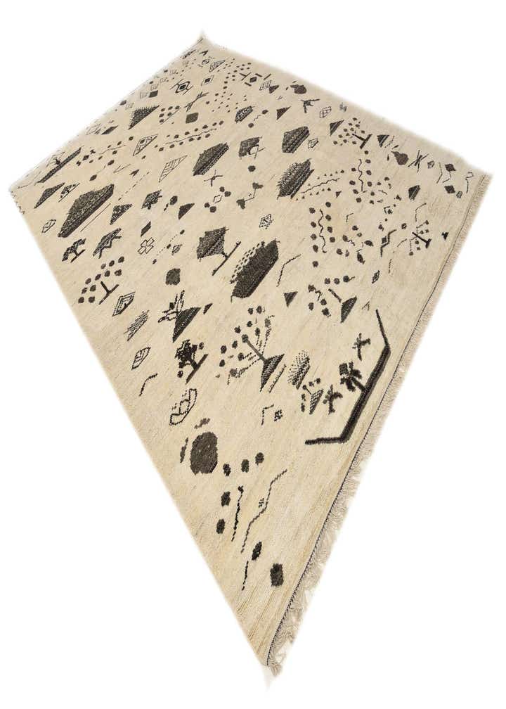 10' 1 x 13' 10 Hand Knotted Moroccan Wool Rug