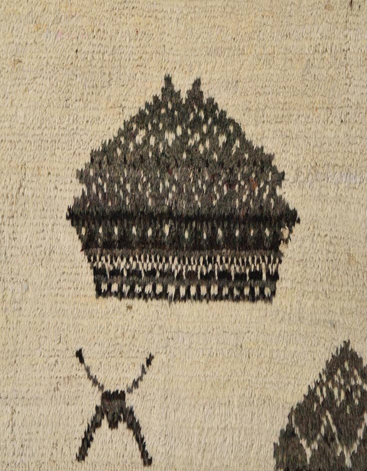Detail image of 10' 1 x 13' 10 Hand Knotted Moroccan Wool Rug