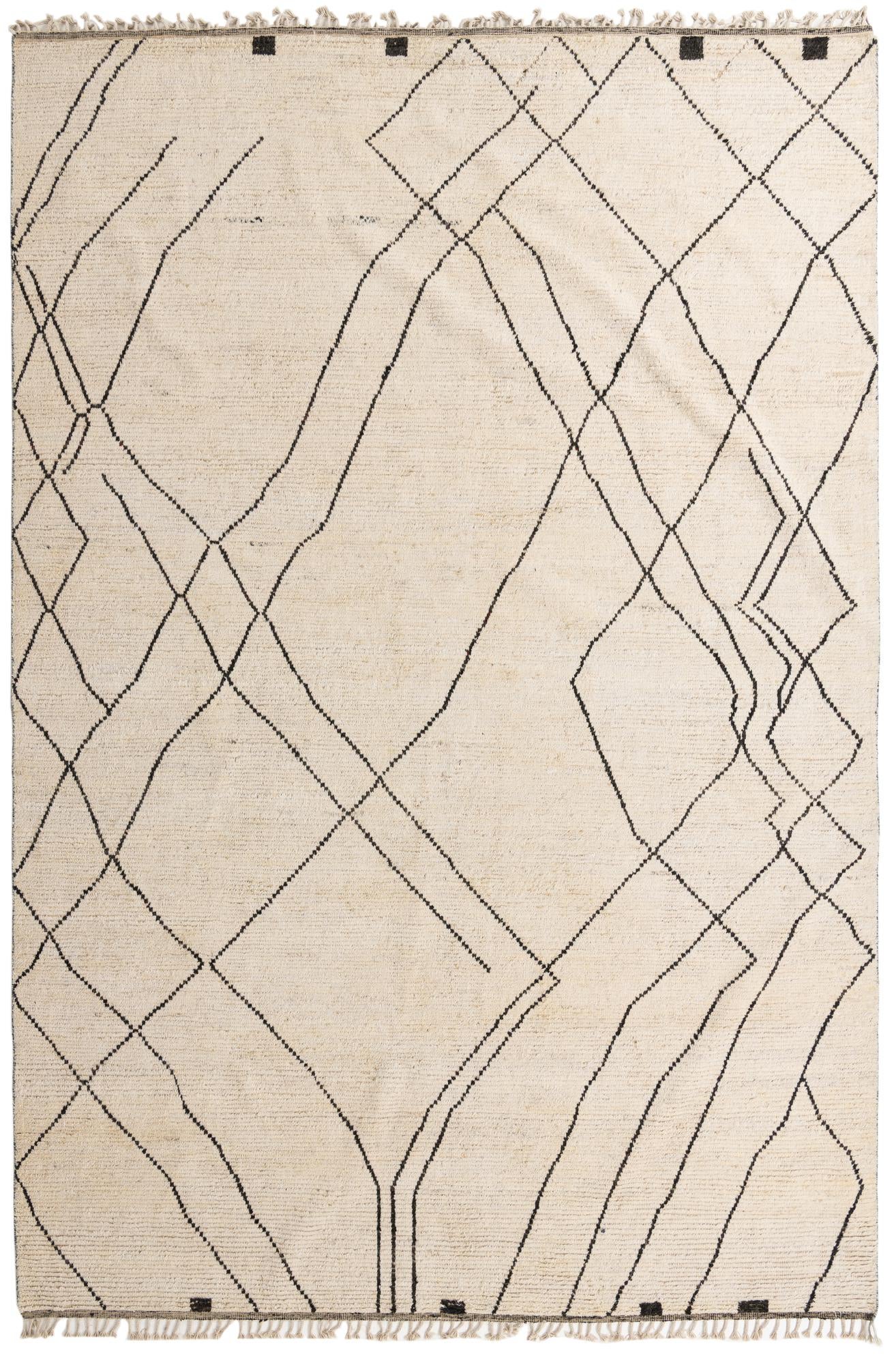 10' 1 x 15' 4 Hand Knotted Moroccan Wool Rug