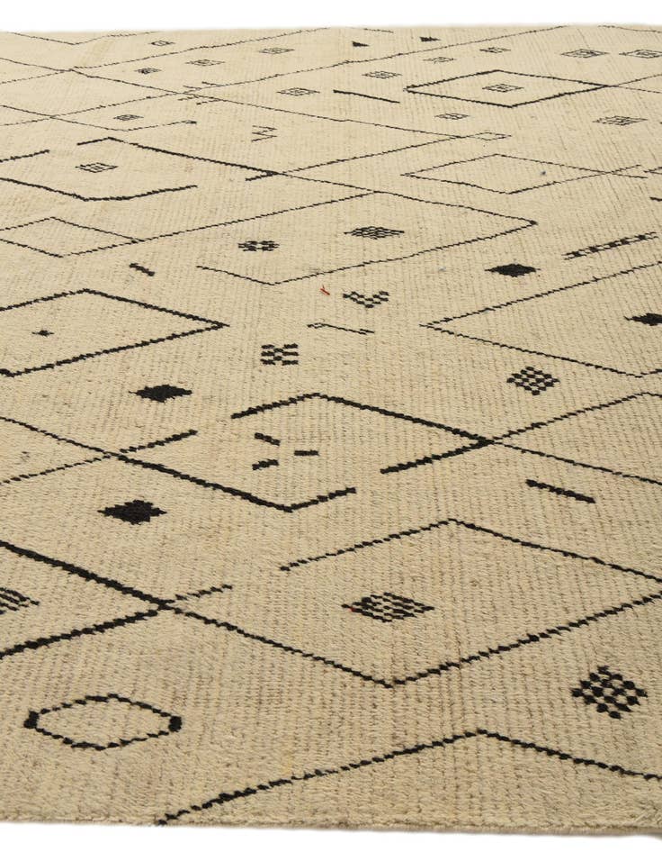 Detail image of 9' 11 x 14' 10  Hand Knotted Moroccan Wool Rug
