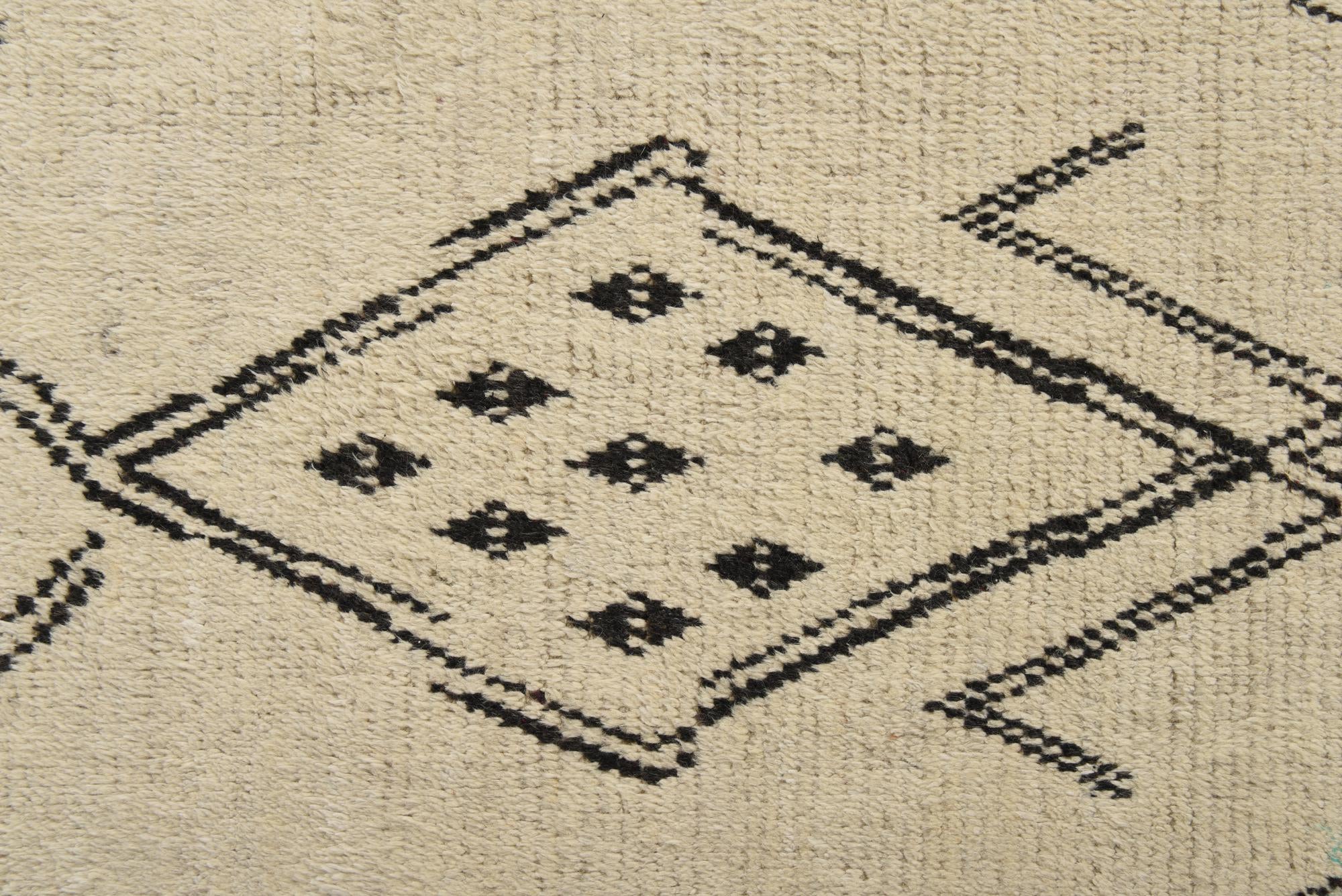 10' x 14' 7 Hand Knotted Moroccan Wool Rug