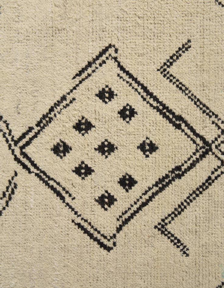 Detail image of 10' x 14' 7  Hand Knotted Moroccan Wool Rug