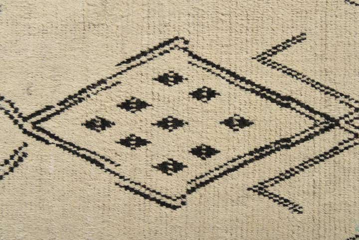 10' x 14' 7 Hand Knotted Moroccan Wool Rug