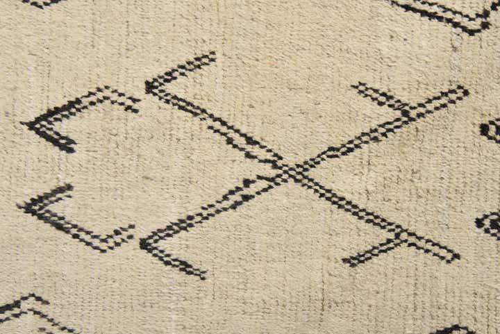 10' x 14' 7 Hand Knotted Moroccan Wool Rug